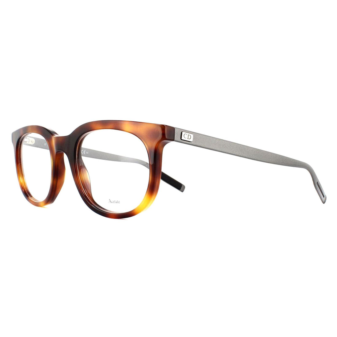 Dior Homme Glasses Frames Dior Blacktie 217 8E2 Havana & Dark Ruthenium 50mm Mens