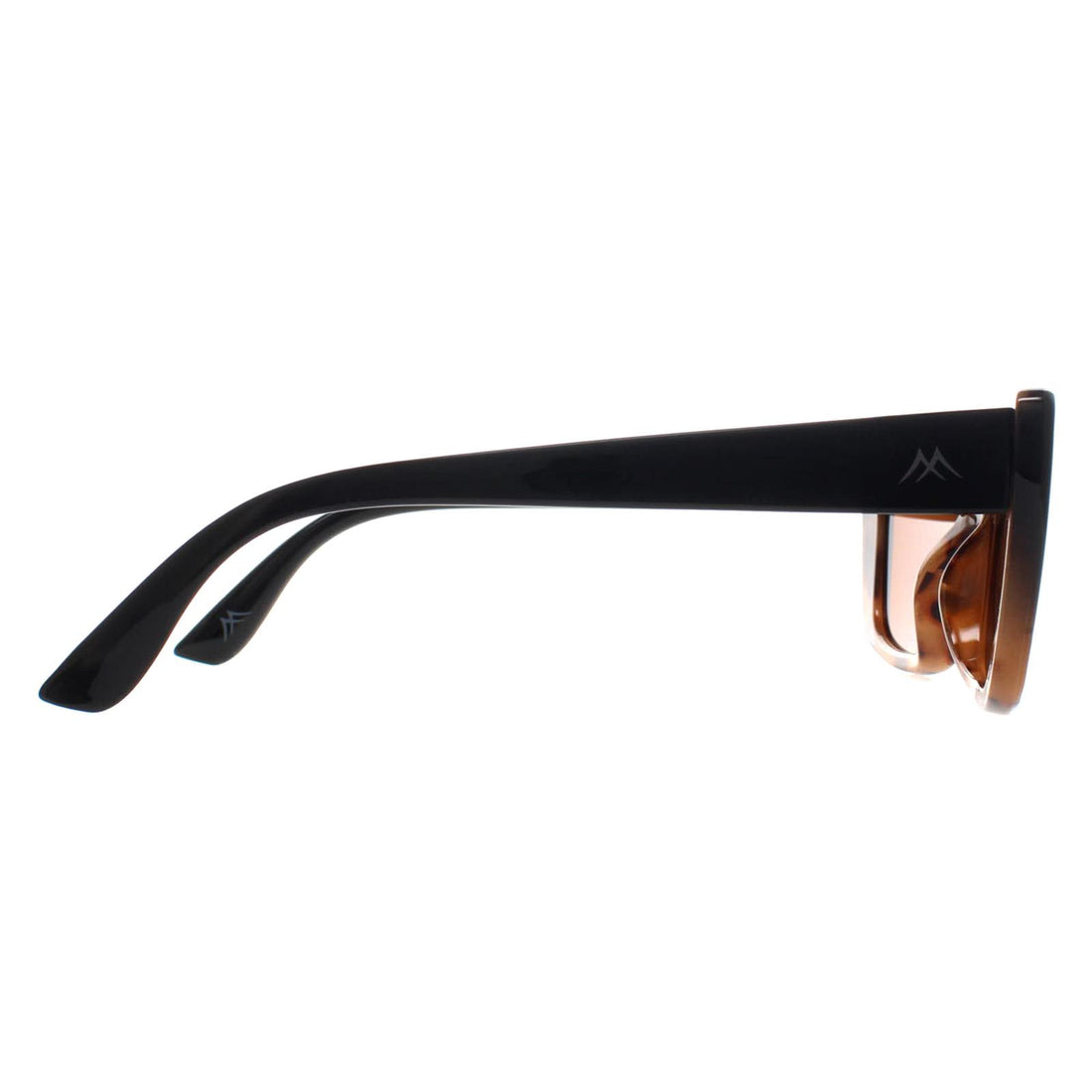 Montana Sunglasses MP193 A Shiny Black Turtle Brown Polarized