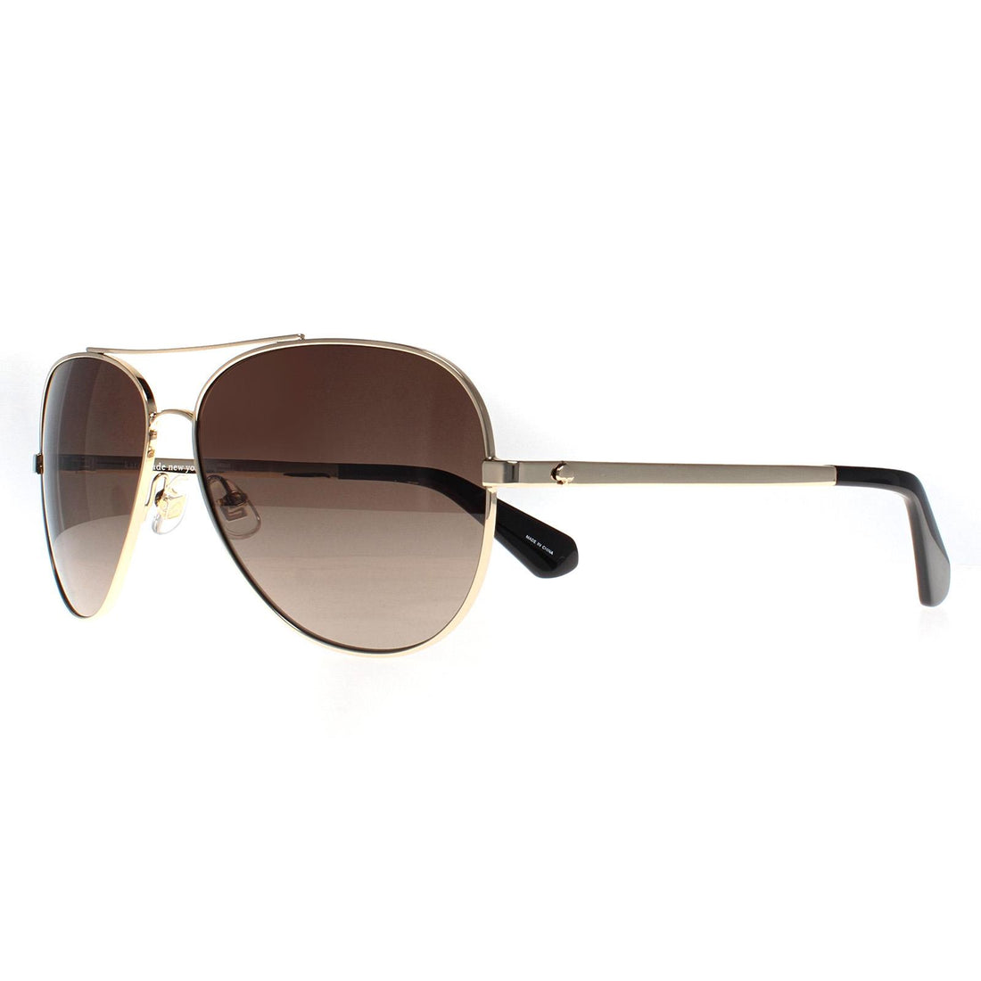 Kate Spade Sunglasses Avaline2/S RHL HA Gold Black Brown Gradient