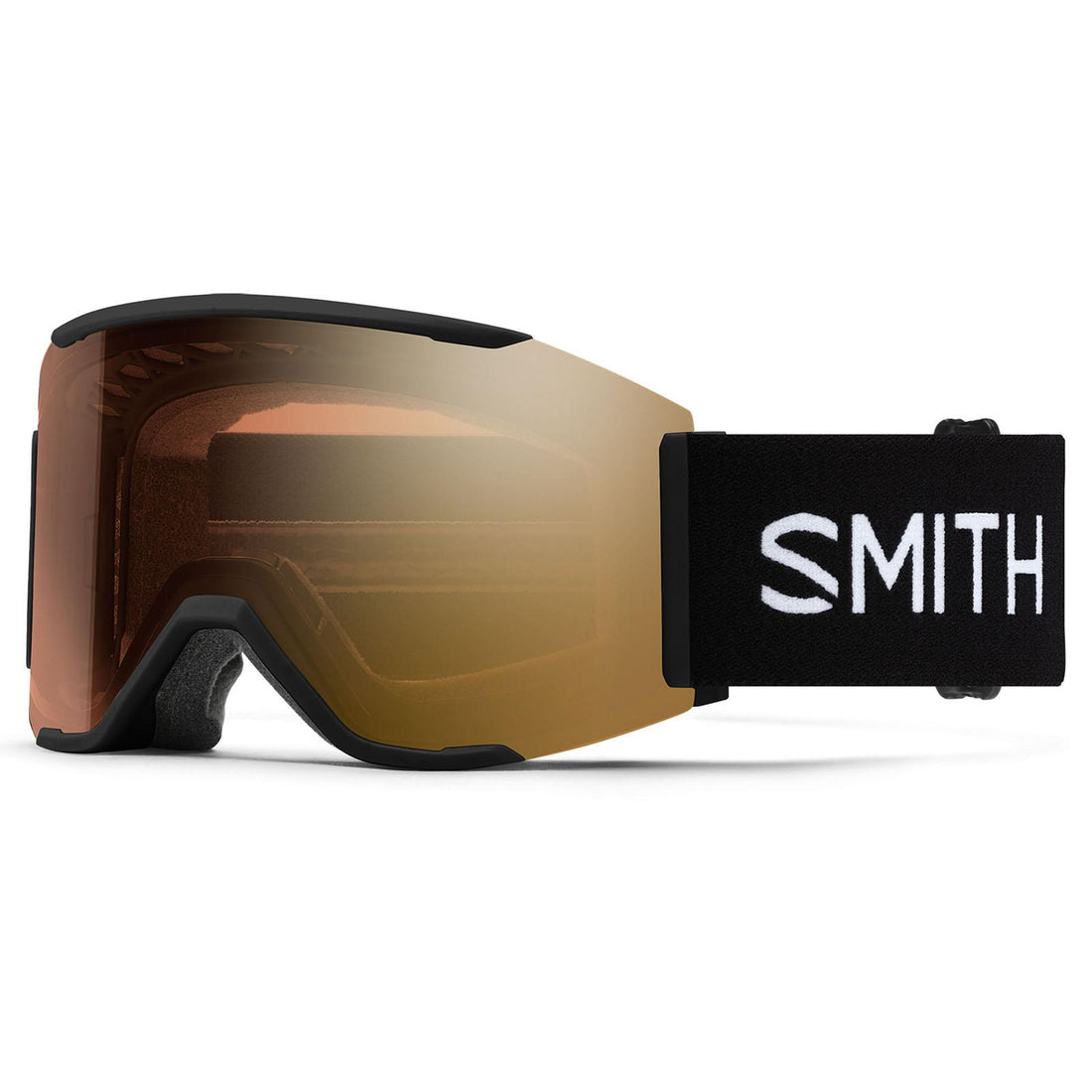 Smith Ski Goggles Squad Mag 0JX 4O Black ChromaPop Pro Photochromic Gold Mirror & CP Storm Blue Sensor Mirror