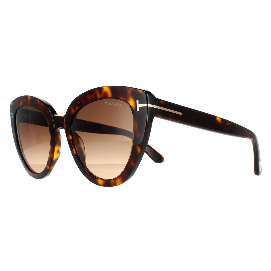 Tom Ford Sunglasses Izzi FT0845 52F Dark Havana Brown Gradient