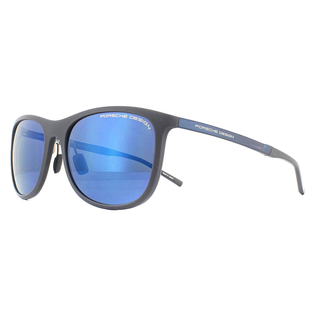 Porsche Design Sunglasses P8672 B Matte Grey Blue Mirror