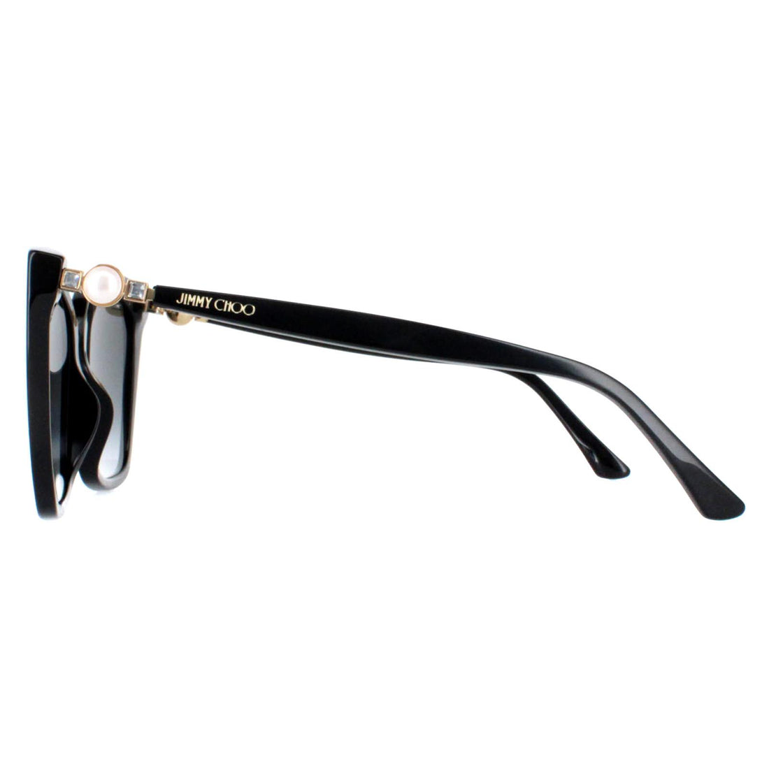 Jimmy Choo Sunglasses RUA/G/S 807 9O Black Grey Gradient
