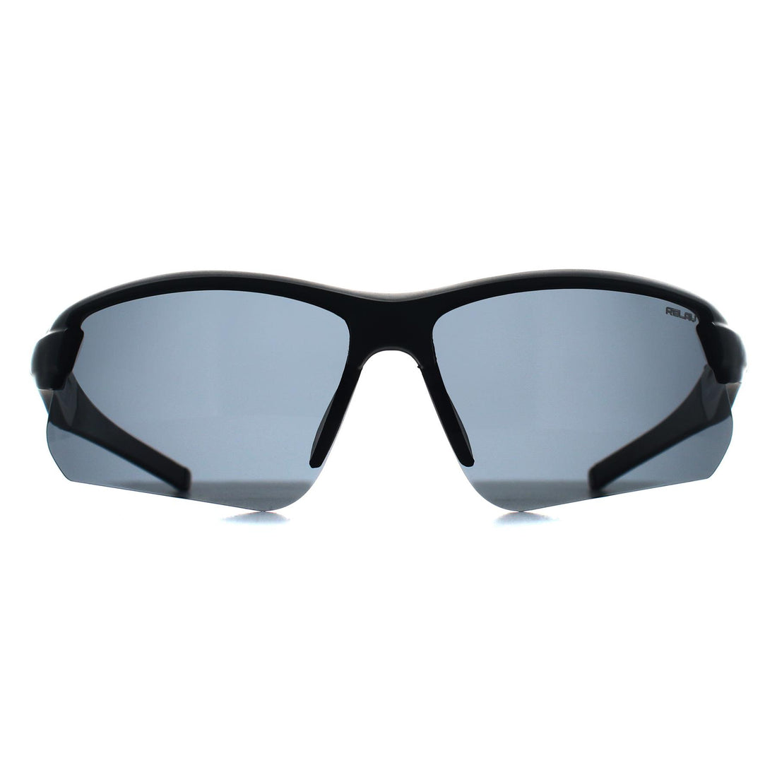 Relay Sport Unisex Matte Black Smoke Polarized Overdrive Sunglasses
