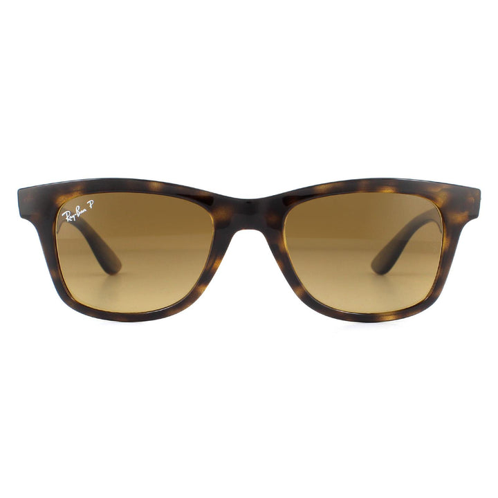 Ray-Ban Sunglasses RB4640 710/M2 Shiny Havana Brown Gradient Polarized