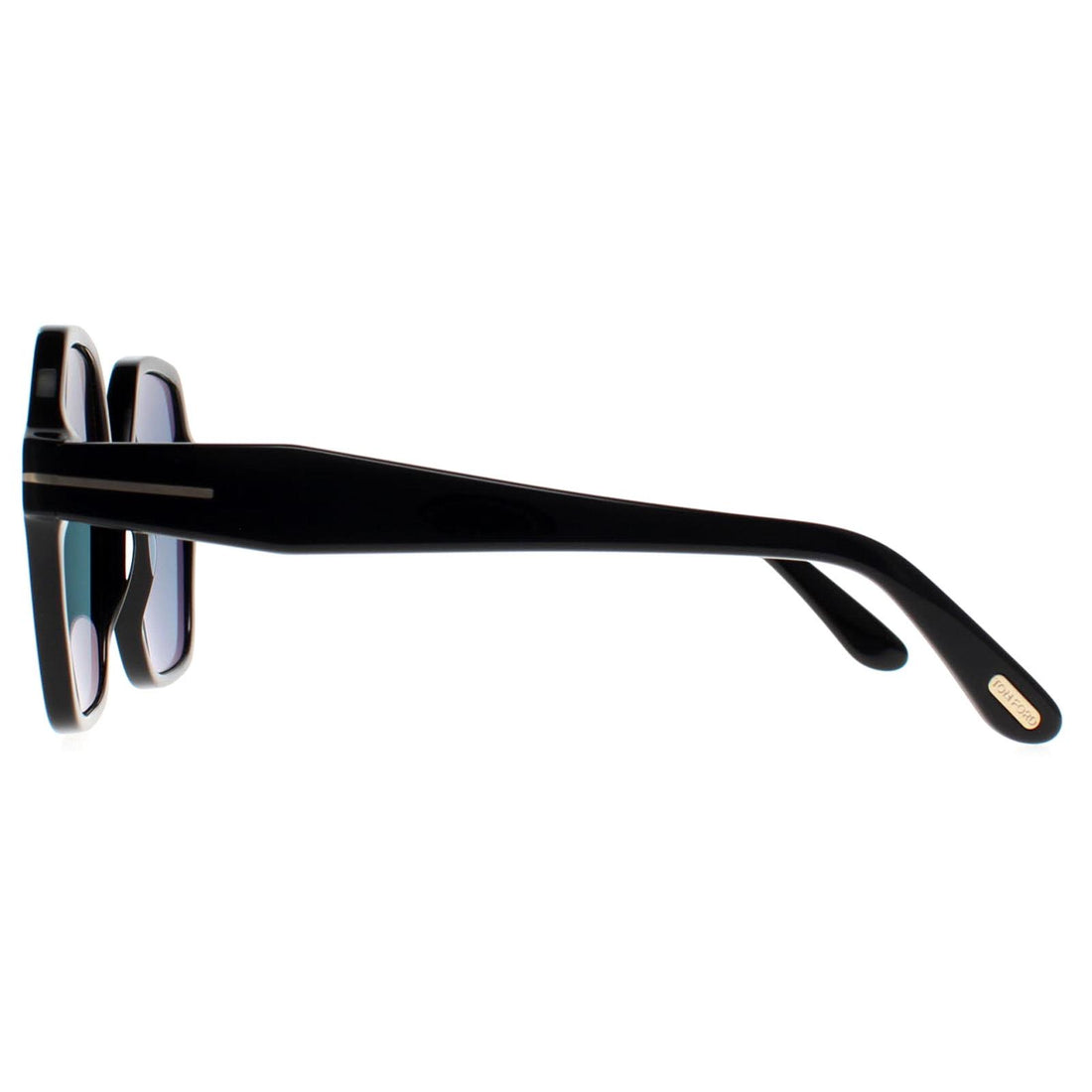 Tom Ford Sunglasses Romy FT1032 01A Shiny Black Smoke Grey