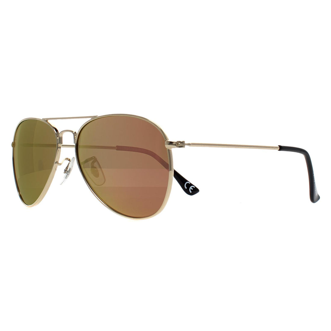 Prive Revaux Sunglasses Commando Mini J5G AI Champagne Gold Pink Mirror