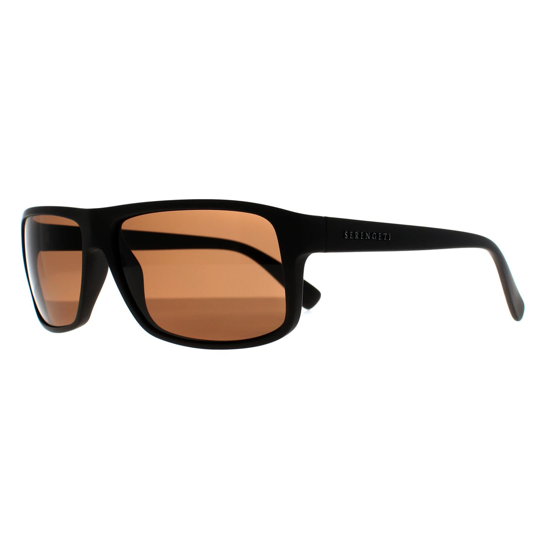 Serengeti Sunglasses Claudio 7952 Sanded Dark Brown Brown Drivers Polarized Photochromic