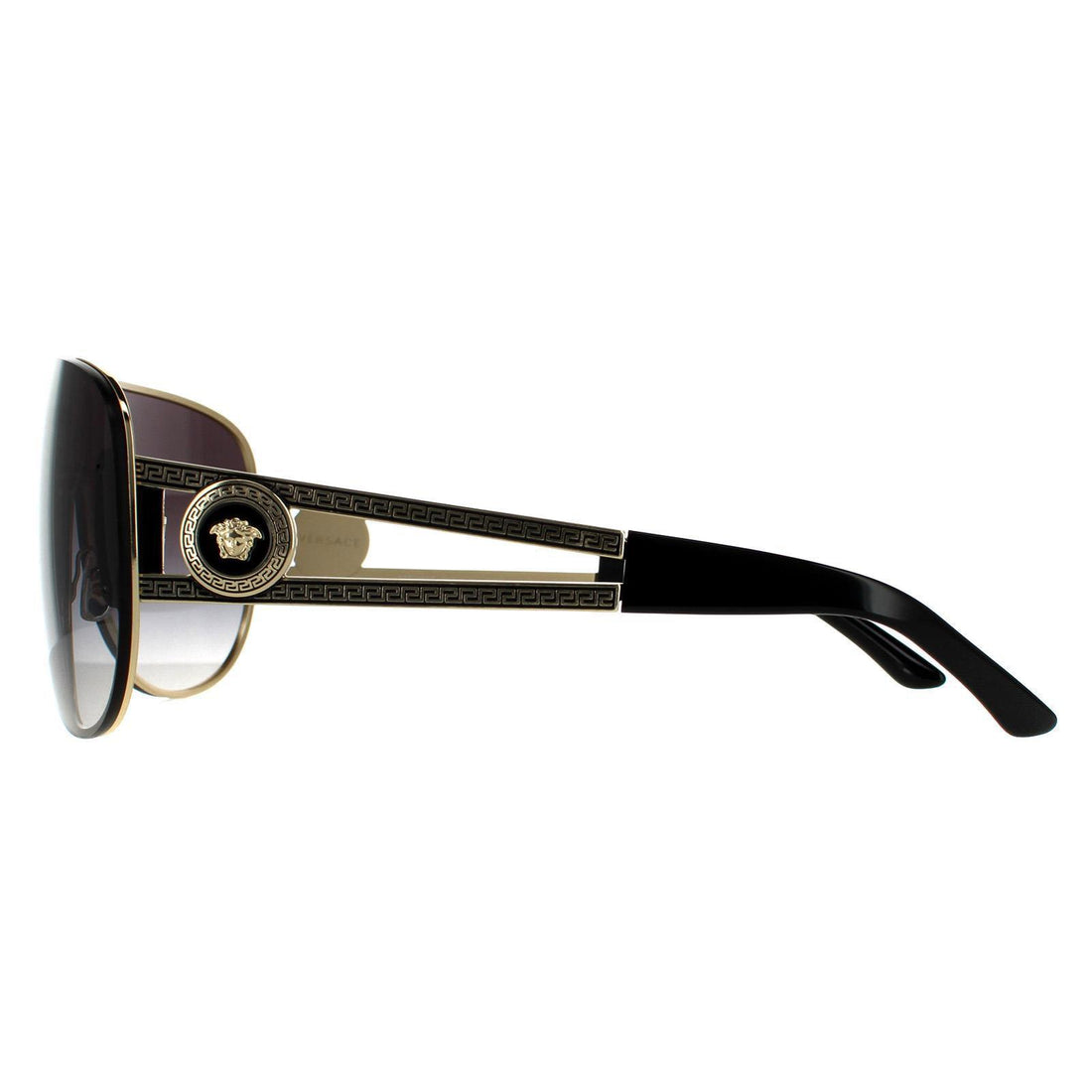 Versace Sunglasses VE2166 12528G Pale Gold Grey Gradient