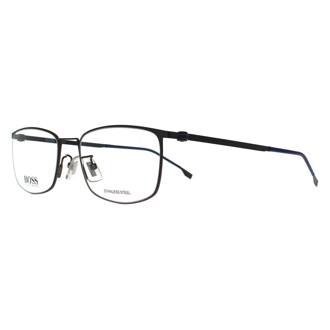 Hugo Boss Glasses Frames BOSS 1351/F R80 Matte Dark Ruthenium Grey Men