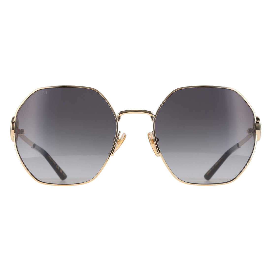 Gucci Sunglasses GG2046S 001 Gold Grey
