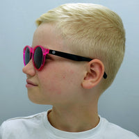 Smarty Sunglasses X2944 E Transparent Pink Black Grey
