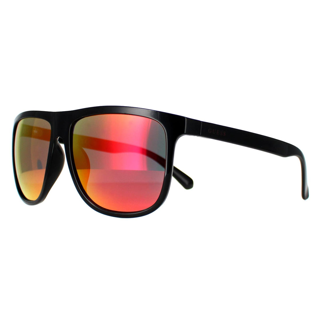 Guess Sunglasses GF0270 01D Shiny Black Smoke Polarized