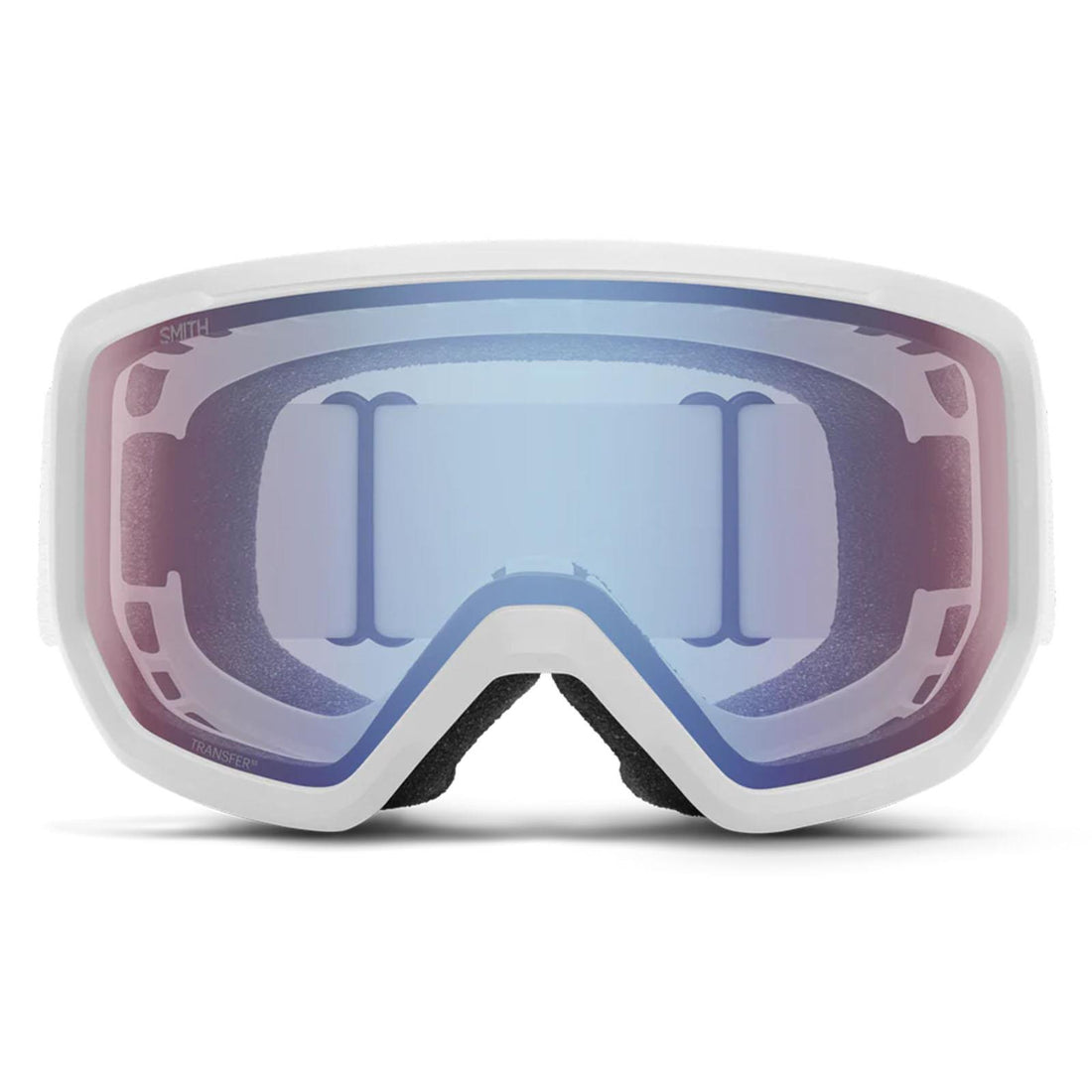 Smith Ski Goggles Transfer 1DG ZF White Blue Sensor Mirror