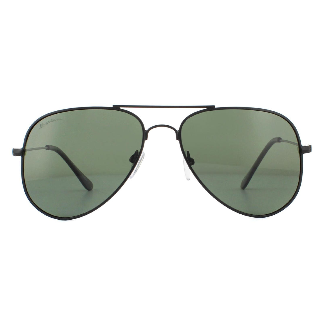 Montana MP94 Sunglasses Matte Black / G-15 Green Polarized