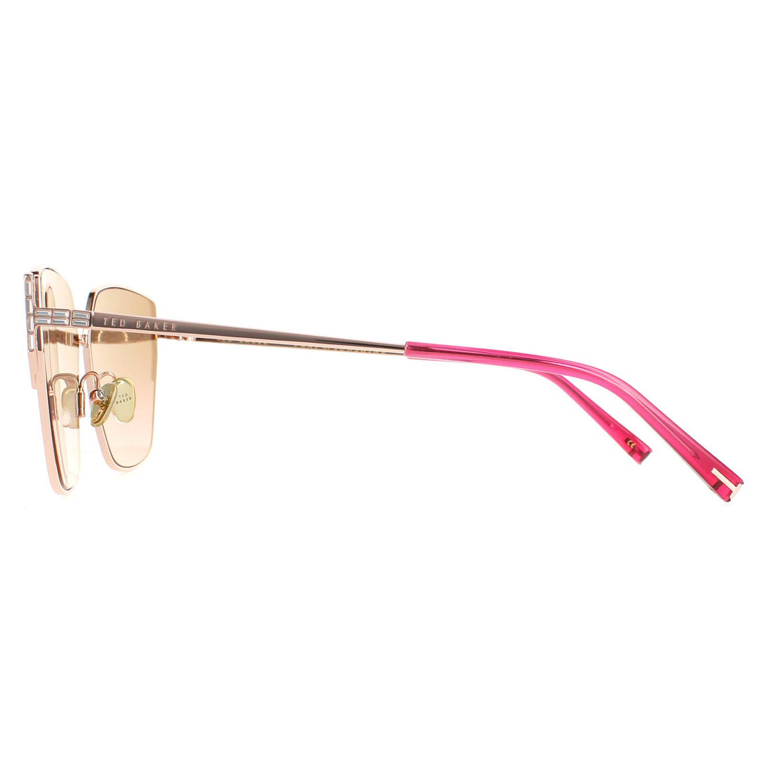 Ted Baker Sunglasses TB1618 Jazmin 403 Rose Gold Brown Gradient