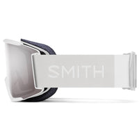 Smith Ski Goggles Squad S 33F 5T White Vapor ChromaPop Sun Platinum Mirror & Clear