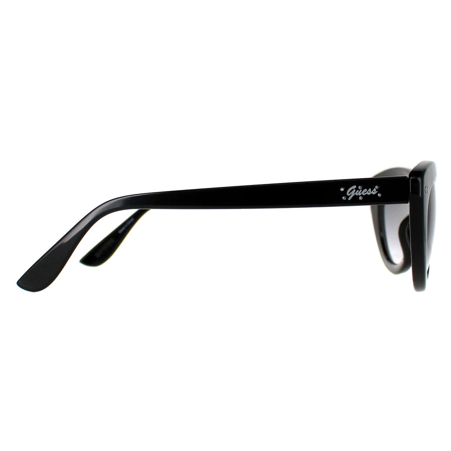 Guess Sunglasses GF0402 01B Shiny Black Smoke Gradient