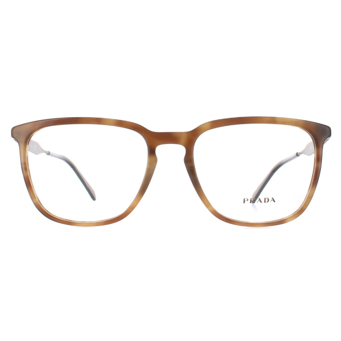 Prada Glasses Frames PR 07UV VYQ1O1 Striped Brown Mens 55mm