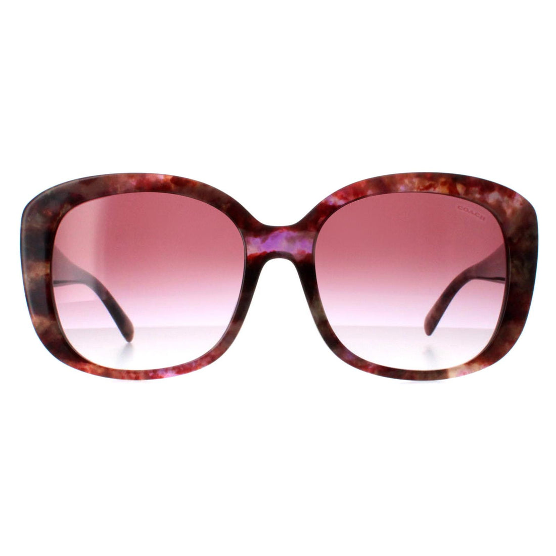 Coach Sunglasses HC8363U 57398H Petal Tortoise Pink Gradient