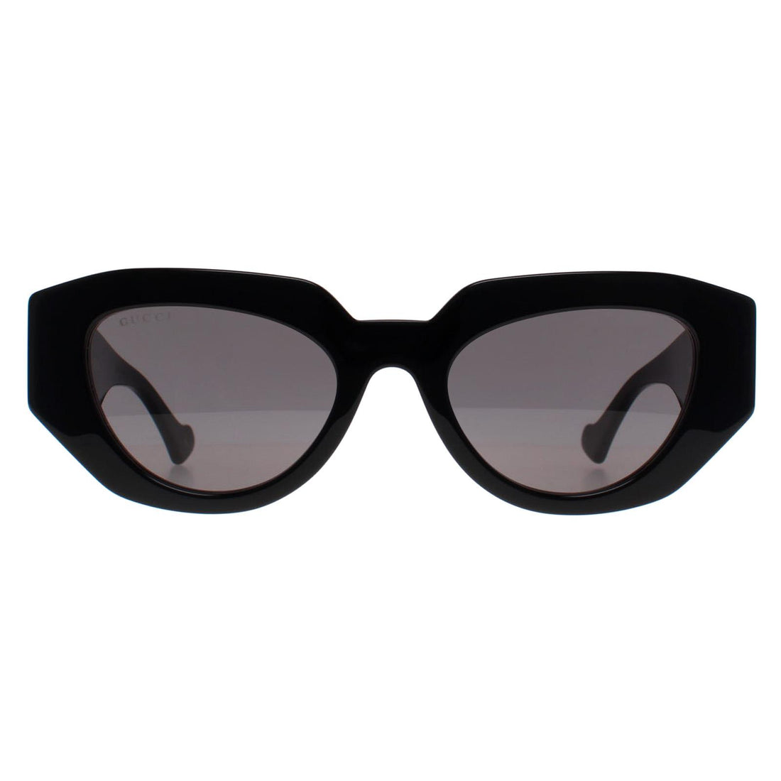 Gucci Sunglasses GG1421S 001 Shiny Black Grey