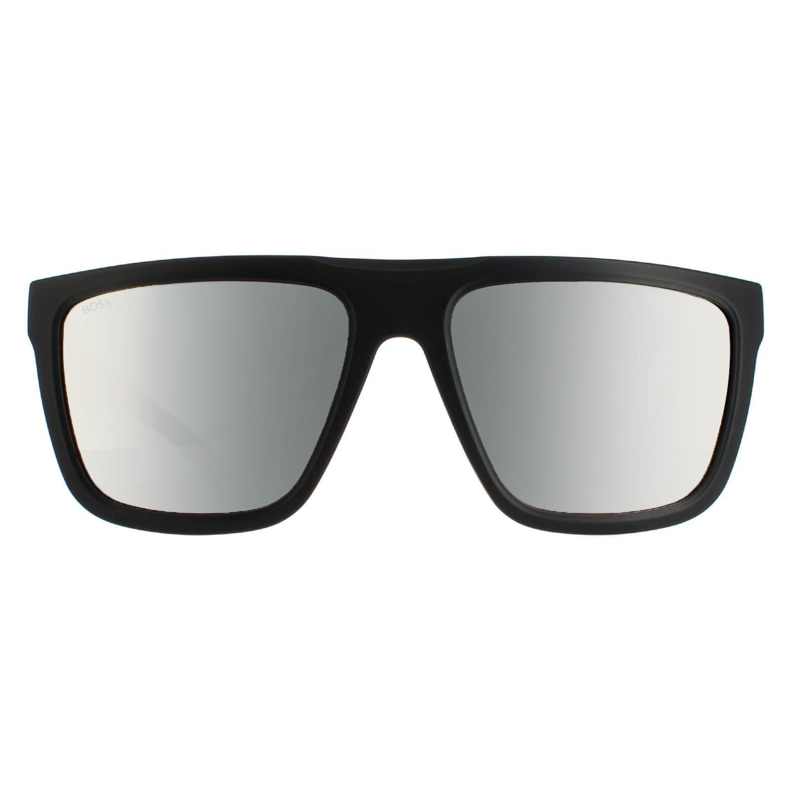Sunglasses 1451 S 0VK DC Matte Black Blue Extra White Silver Mirror