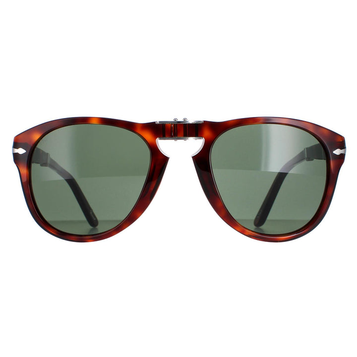Persol Sunglasses PO0714 24/31 Havana Green Folding 52mm