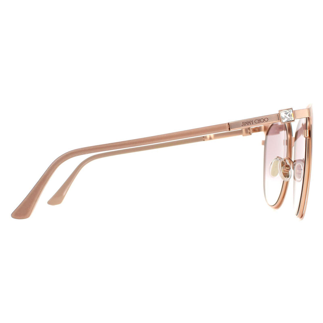 Jimmy Choo Sunglasses Oria/G/SK DDB JL Gold Brown Gradient Mirror