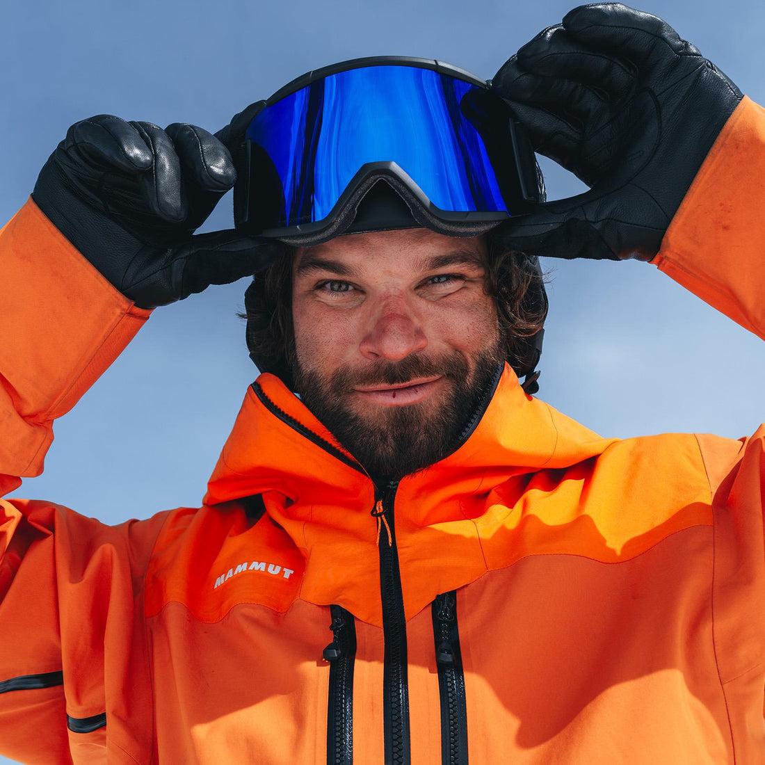 Smith Ski Goggles Squad 2QJ 4L Black ChromaPop Pro Photochromic Blue Mirror