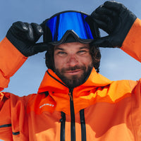 Smith Ski Goggles Squad 2QJ 4L Black ChromaPop Pro Photochromic Blue Mirror