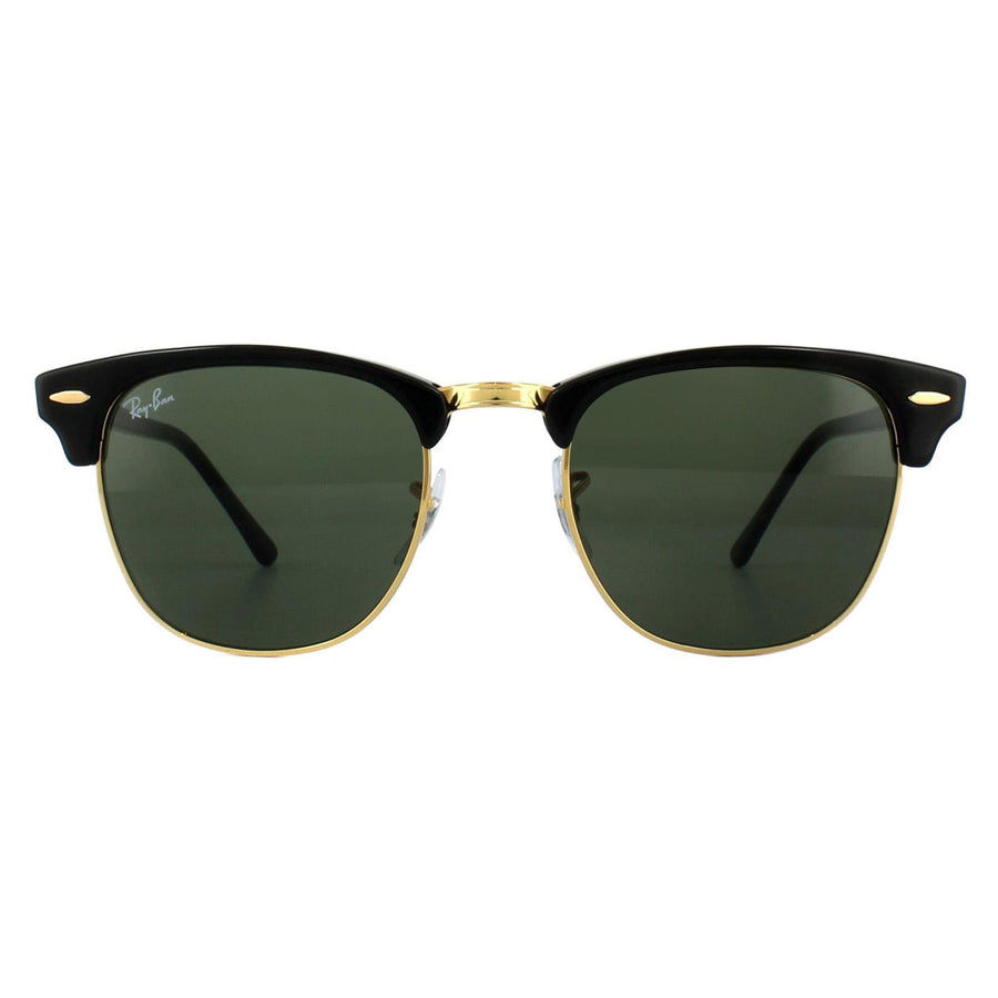 Ray-Ban Sunglasses Clubmaster 3016 W0365 Black Green G-15 Small 49mm