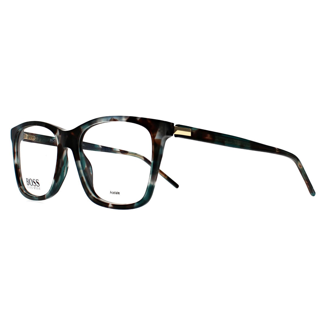 Hugo Boss Glasses Frames BOSS 1158 CVT Havana Green Men Women