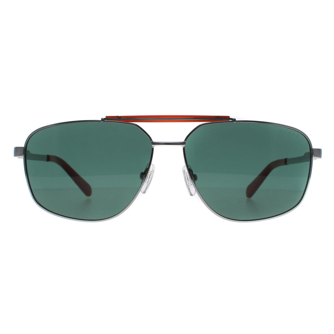 Guess Sunglasses GU00054 08N Shiny Gunmetal Green