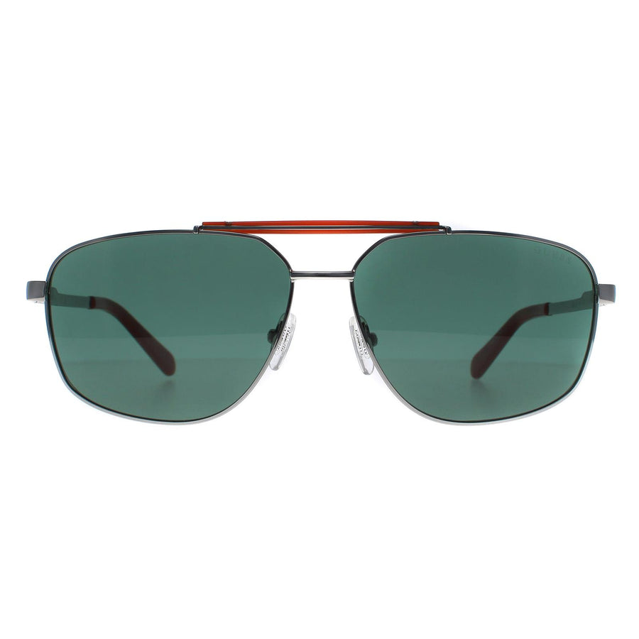 Guess Sunglasses GU00054 08N Shiny Gunmetal Green