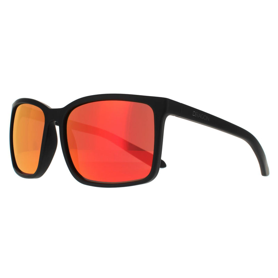 Dragon Sunglasses Montage 40735-004 Matte Black Orange Ionized