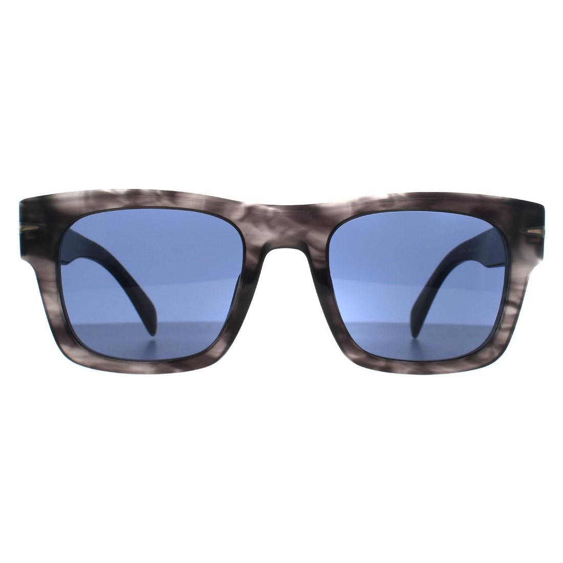 David Beckham Sunglasses DB 7099/S 2W8 KU Dark Grey Horn Space Blue