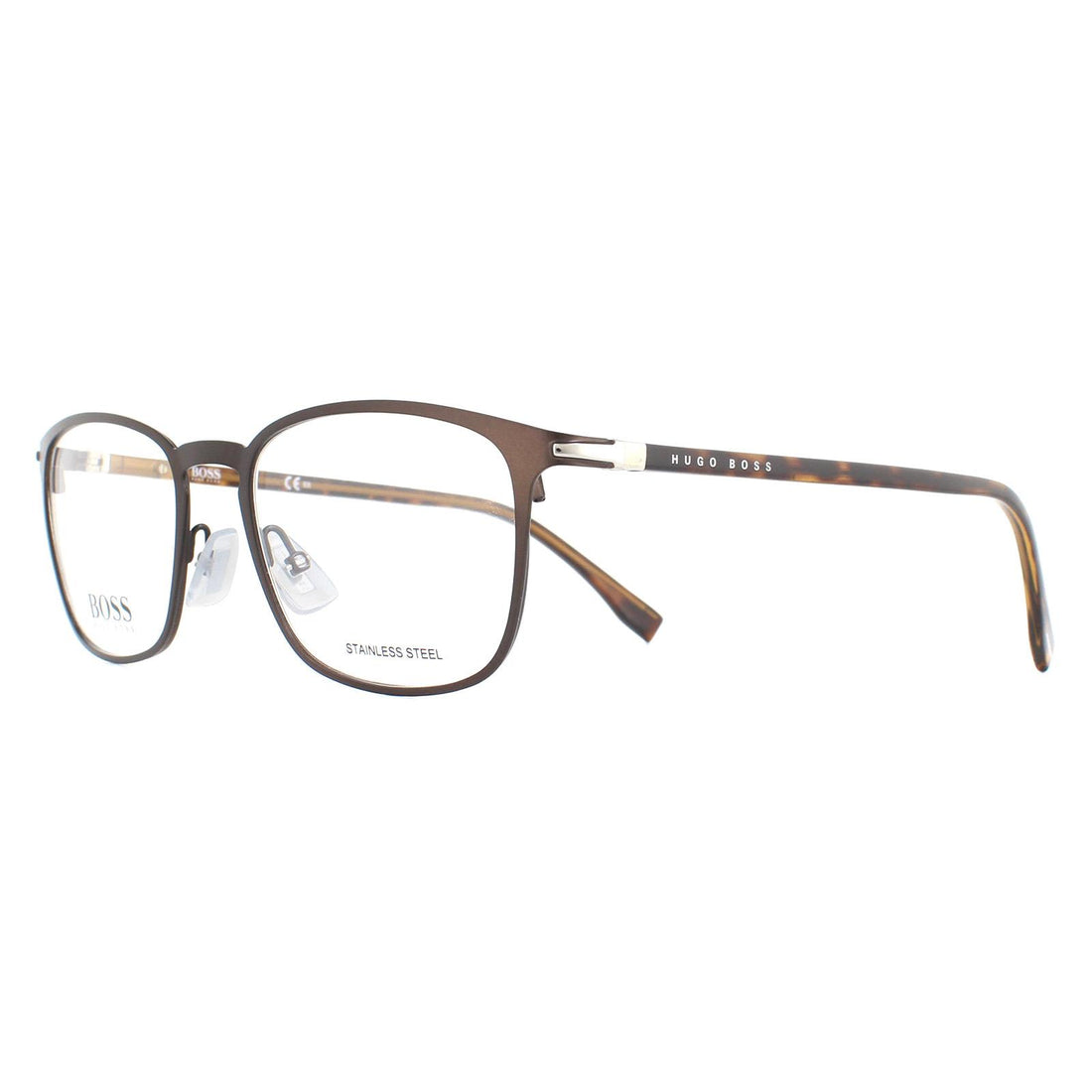 Hugo Boss Glasses Frames BOSS 1043 4IN Matte Brown