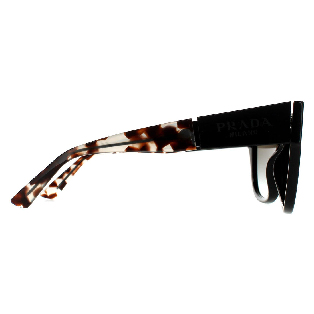Prada Sunglasses PR02WS 1AB0A7 Black Grey Gradient