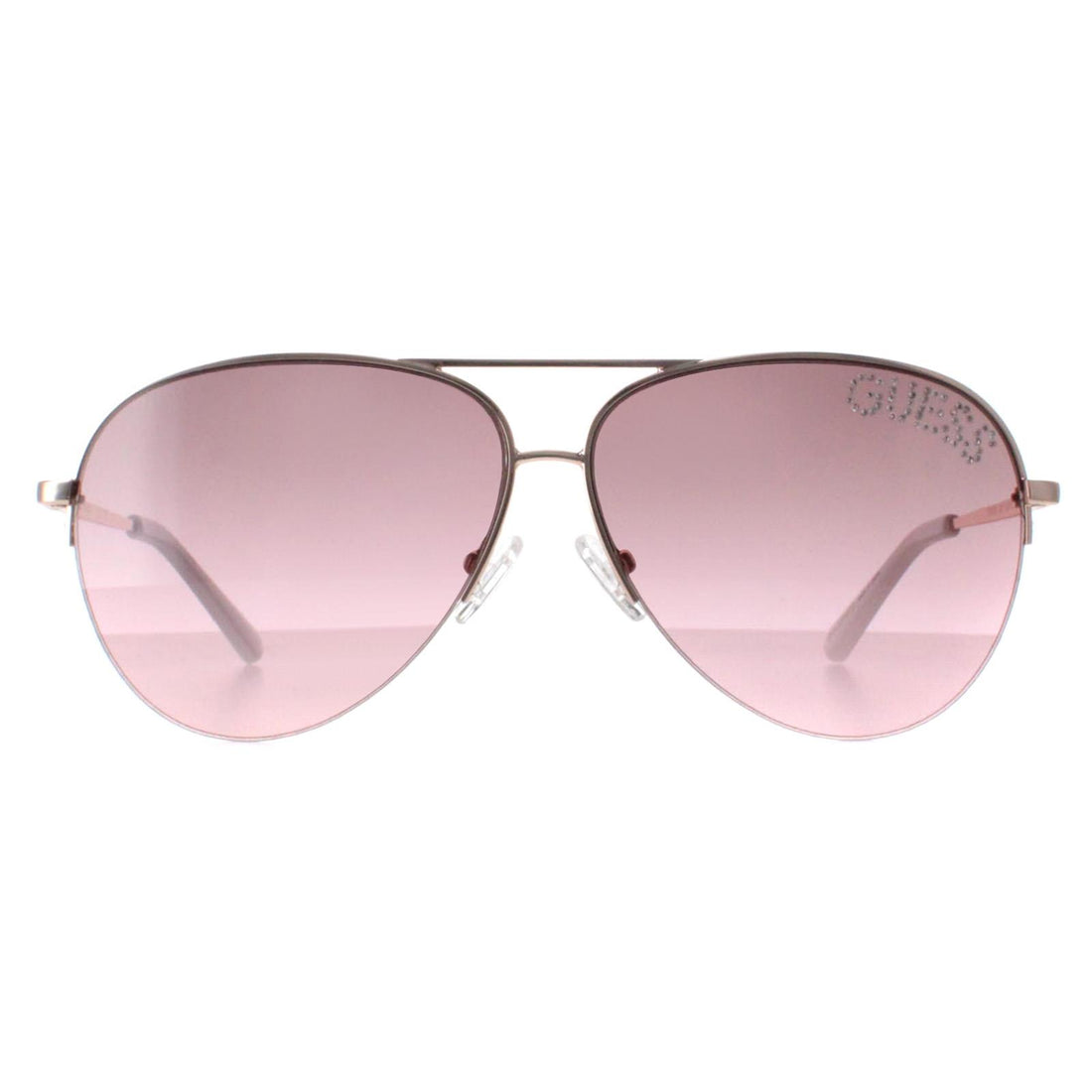 Guess Sunglasses GF6126 28T Shiny Rose Gold Bordeaux Gradient