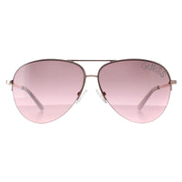 Guess Sunglasses GF6126 28T Shiny Rose Gold Bordeaux Gradient