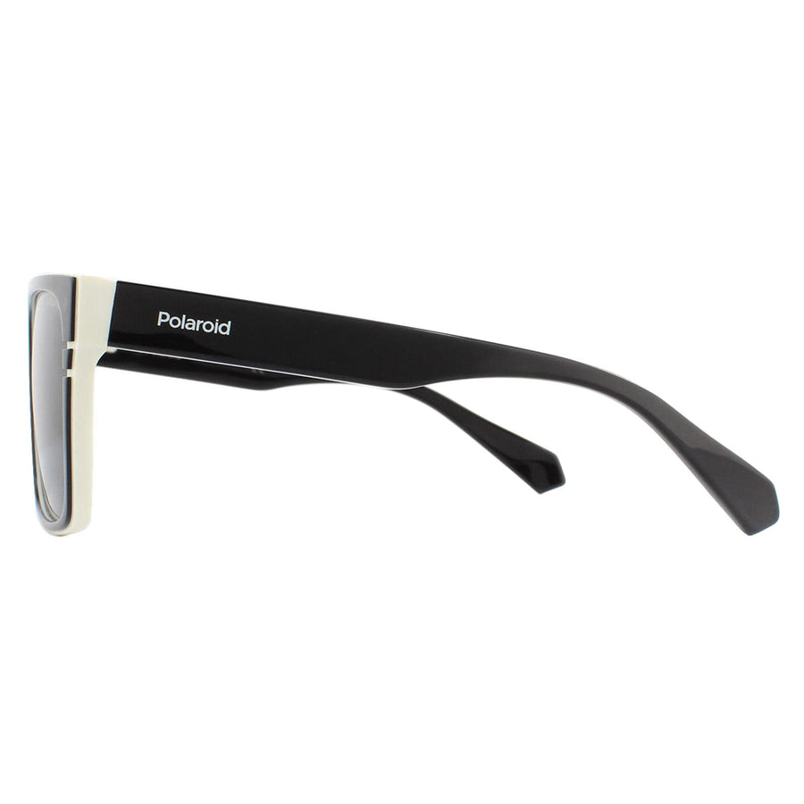Polaroid Sunglasses PLD 6086/S/X 9HT M9 Black Ivory Grey Polarized