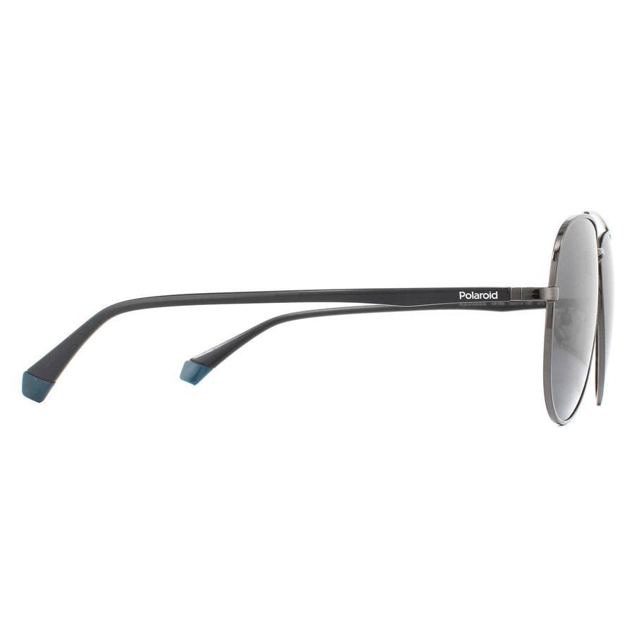 Polaroid Sunglasses PLD 2105/G/S V81 M9 Dark Ruthenium Black Grey Polarized