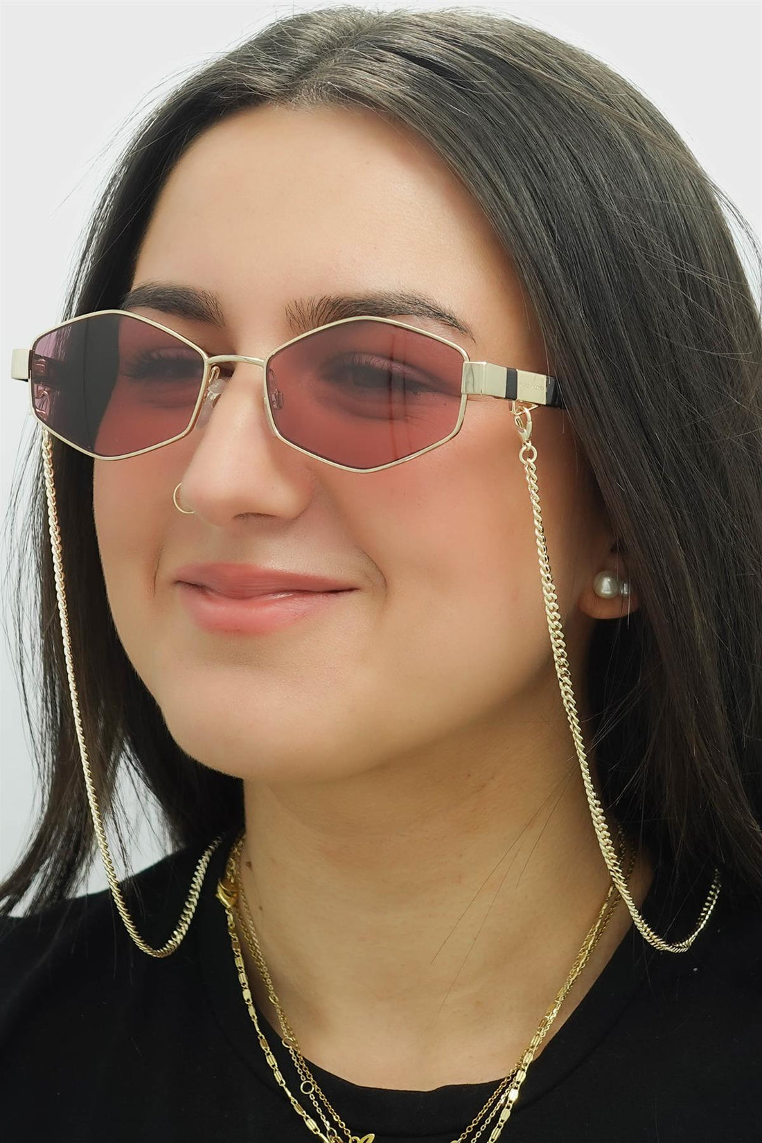 Marc Jacobs Sunglasses MARC 496/S Y11 VC Gold Black Pink