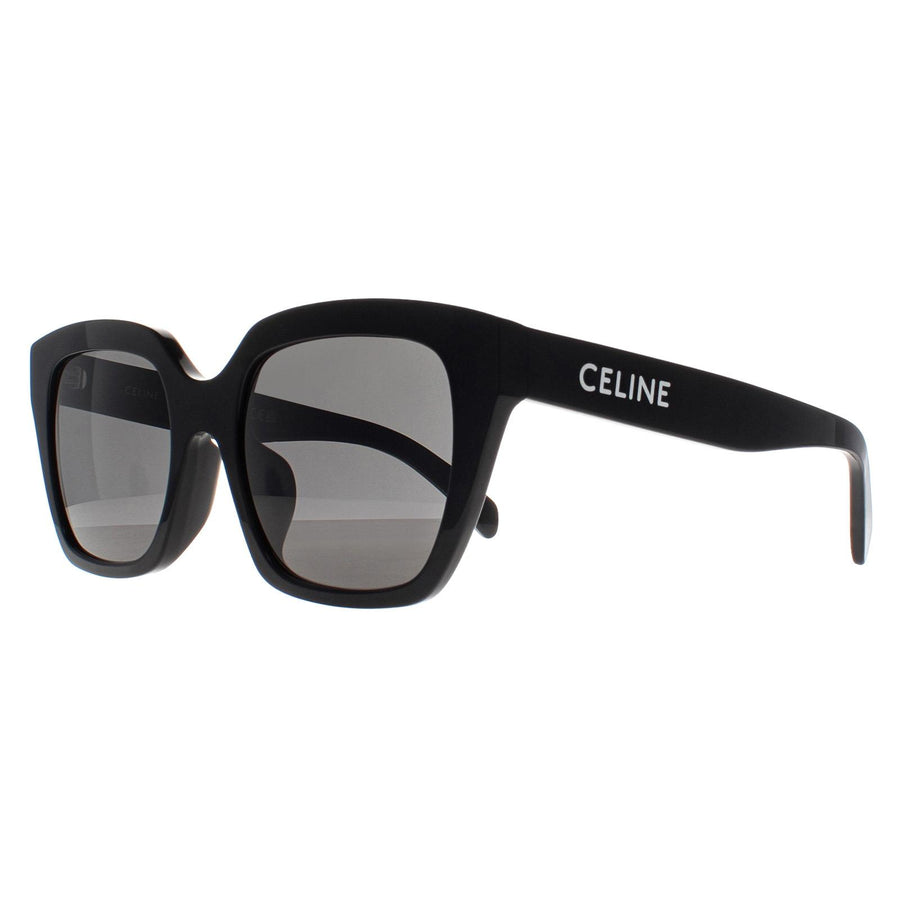 Celine Sunglasses Monochroms CL40198F 01A Shiny Black Smoke Grey