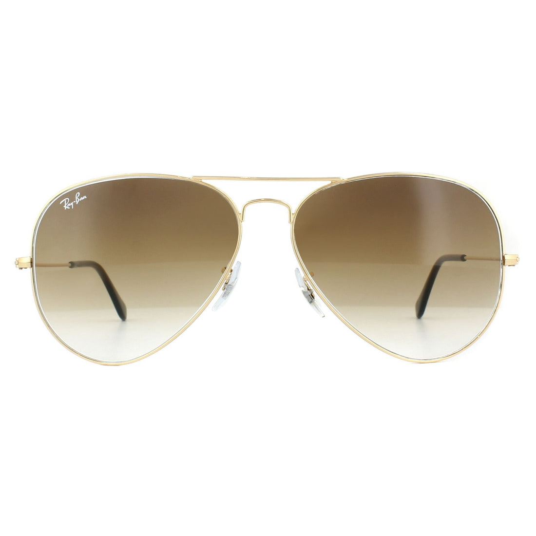 Ray-Ban Aviator Gradient RB3025 Sunglasses Gold / Brown Gradient 62