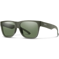 Smith Sunglasses Lowdown 2 B59 L7 Matte Moss Crystal ChromaPop Grey Green Polarized