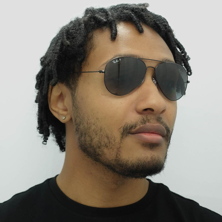 Ray-Ban Sunglasses RB3558 002/T3 Black Grey Polarized