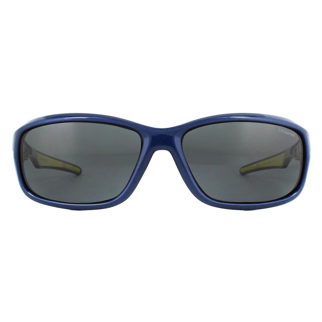 Polaroid Kids P0425 Sunglasses Blue Lime / Grey Polarized