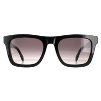 Alexander McQueen AM0301S Sunglasses Shiny Black / Grey Gradient