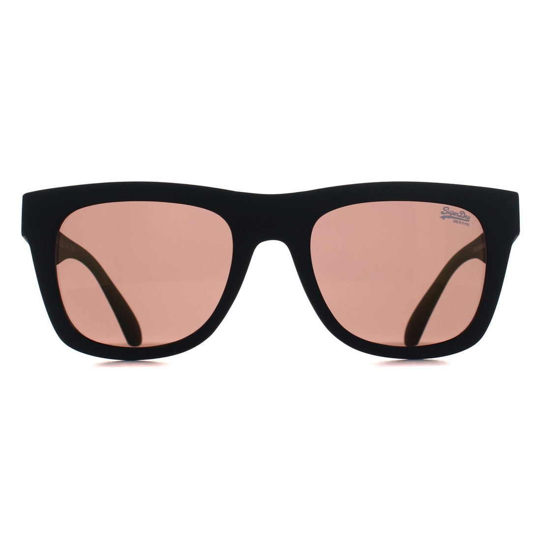 Superdry Sunglasses SDS Byronville 104 Matte Black Brown Gold Mirror